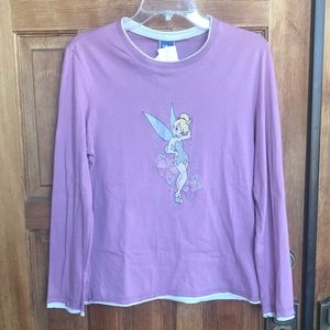 New Disney women’s tinker bell long sleeve shirt